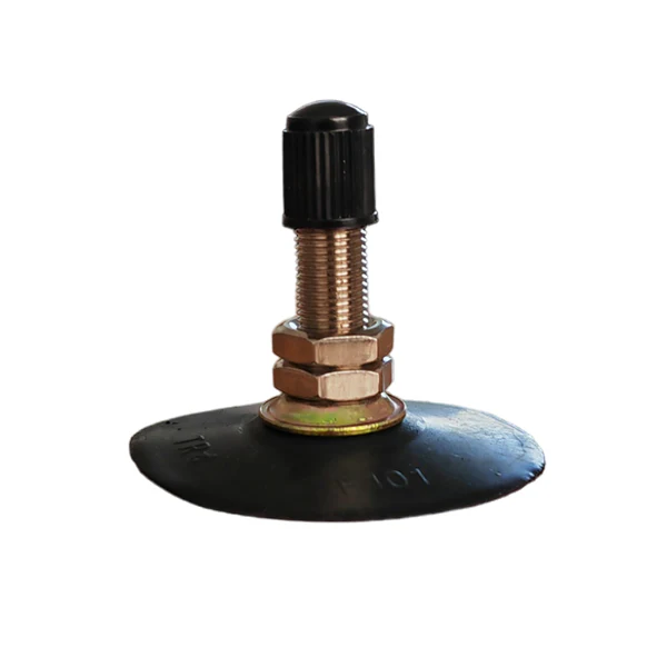 Valve avec embase caoutchouc TR4/GP4 (V1.09.1) pour pneu avec chambre à air Moto