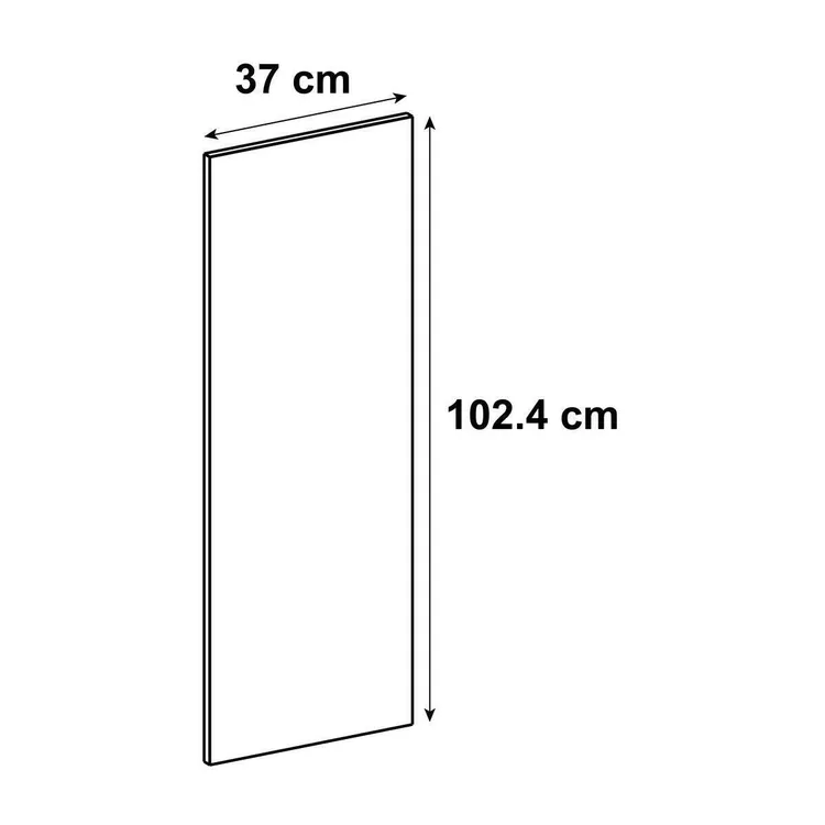 Joue de finition Tokyo chĂȘne H.102.4 cm x L.37 cm x Ep.19 mm â Image 8