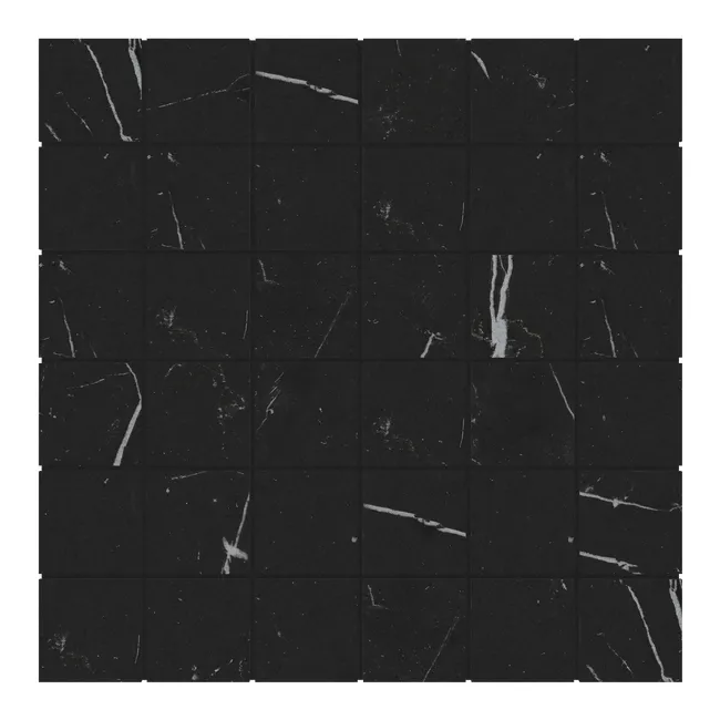 1 plaque mosaïque Rimini noir 30 x 30 cm CERIM INSPIRED +39 – Image 2