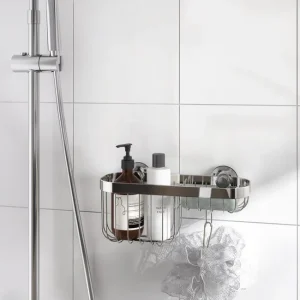 Etagère de douche chromé à visser / à monter mur SENSEA